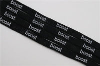 1 Pair 8MM Letter Silk Screen Printing Laces Custom Logo Bulk Order Women Canvas Beige-Black-White