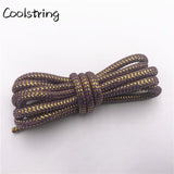 10 Colors Wavy Black Gold White Silver Metallic Thread Shoe Laces Glitter Shimmering Bootlaces For