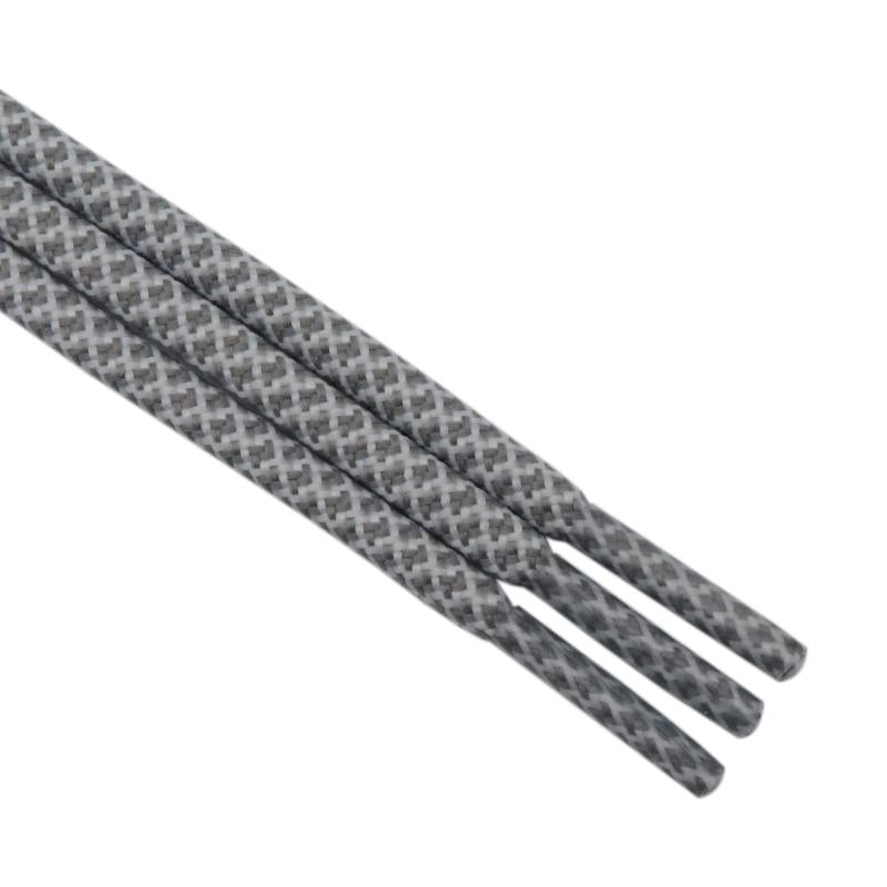 Weiou 4.5MM Simplicity Laces White Grey Normal Polyester Ropes Nice Environmental Protection