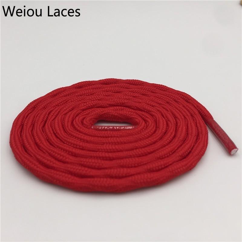 Weiou Mountaineering Shoelaces 0.45 CM Rope Wave Anti-Skidding Shoestrings For Men Outdoor Boots