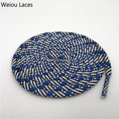 Weiou Genuine Classic New Outdoor Round Rope Laces 3 Colors Mixed Climbing Shoelaces Fashion Travel