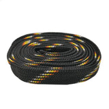 Premium Polyester Striped Shoelaces Chromatic Canvas Bootlace For Sneakers Sport Clothes Cap Pants