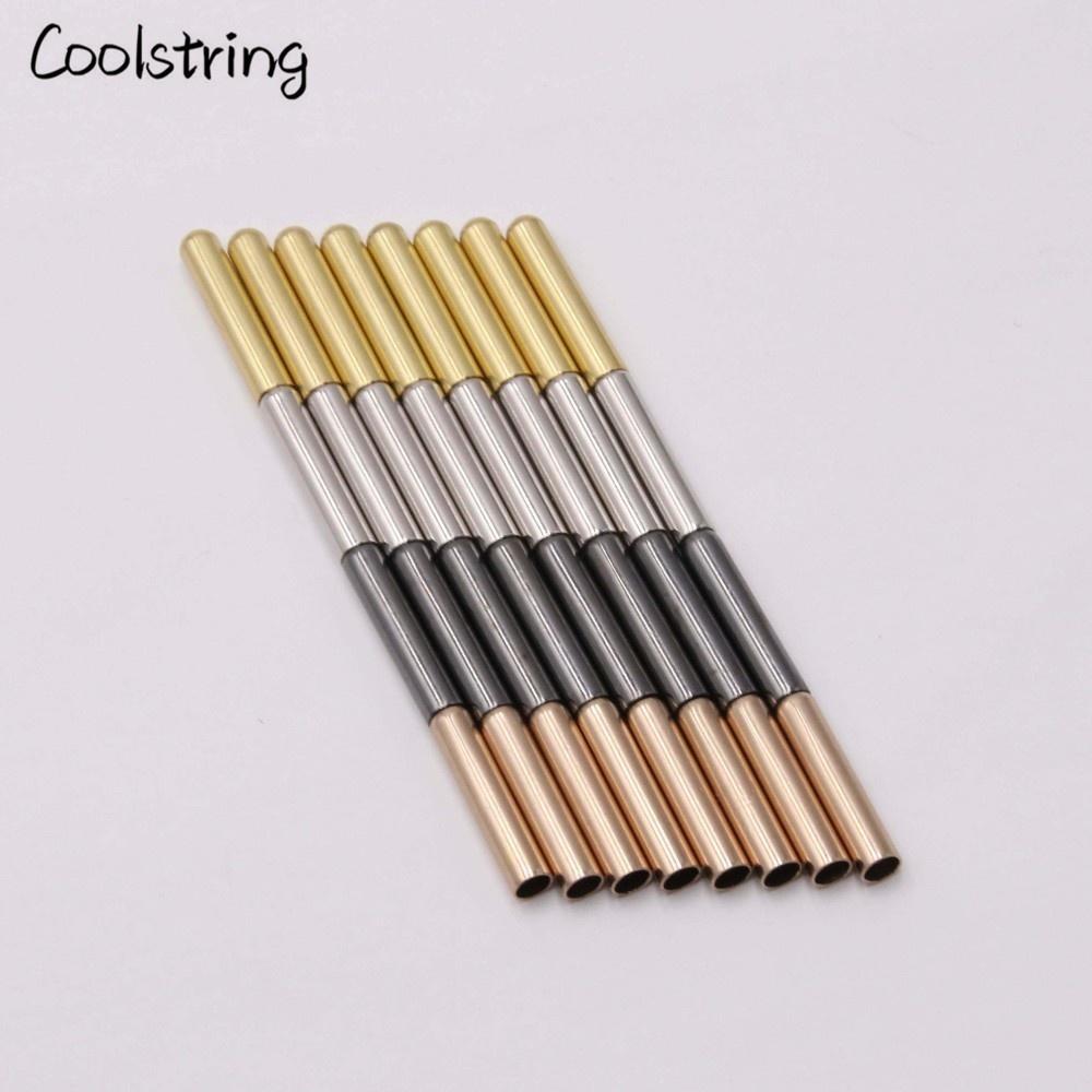 4.3*22mm 4pcs Women Men Shoe Lace Tips Replacement Head For Shoestrings Bullet Aglets Round