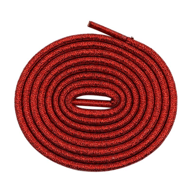 4.5MM Metallic Yarn Ropes Red Purple Pink Shoelaces Charmed Women Ladies Boots Wonder 2021 ozdoby do