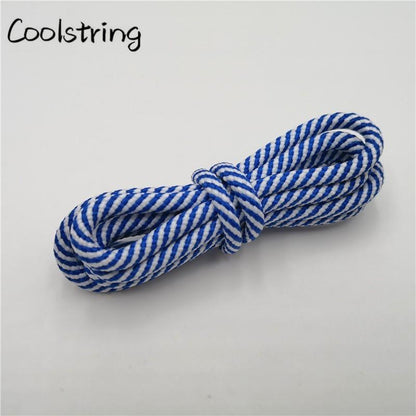 New Polyester Promotional Shoelaces 2 Colors Mixed Outdoor Sports Shoestrings Skating Bootlaces