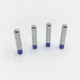 4x22mm 4pcs A Set Silver-Blue Black-Red Shoelaces End Metal Capsule Type Aglets Garment Shoelace