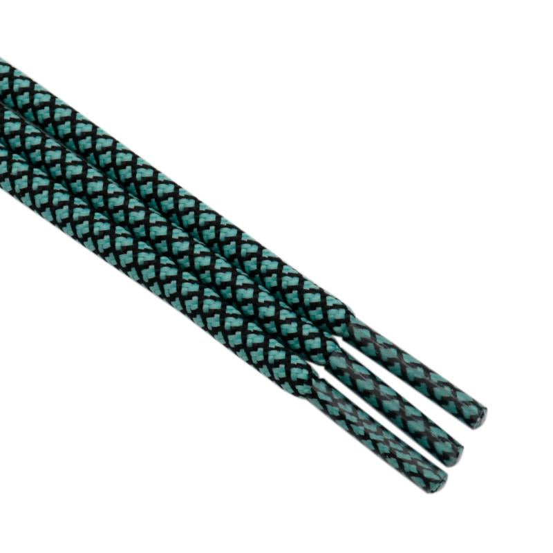 Weiou Laces Top Shoe Accessories 4.5MM Durable Affordable Cyan Blue Green Polyester Ropes Picnic