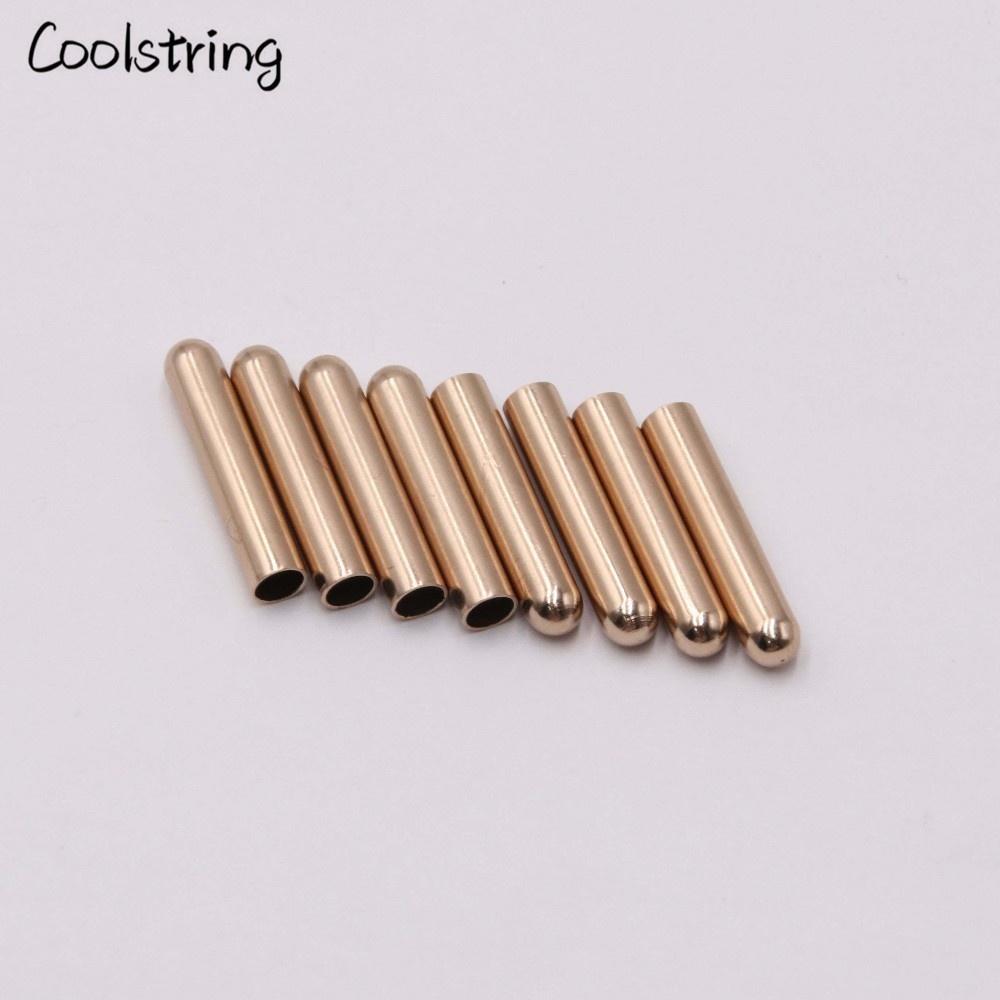 4.3*22mm 4pcs Women Men Shoe Lace Tips Replacement Head For Shoestrings Bullet Aglets Round