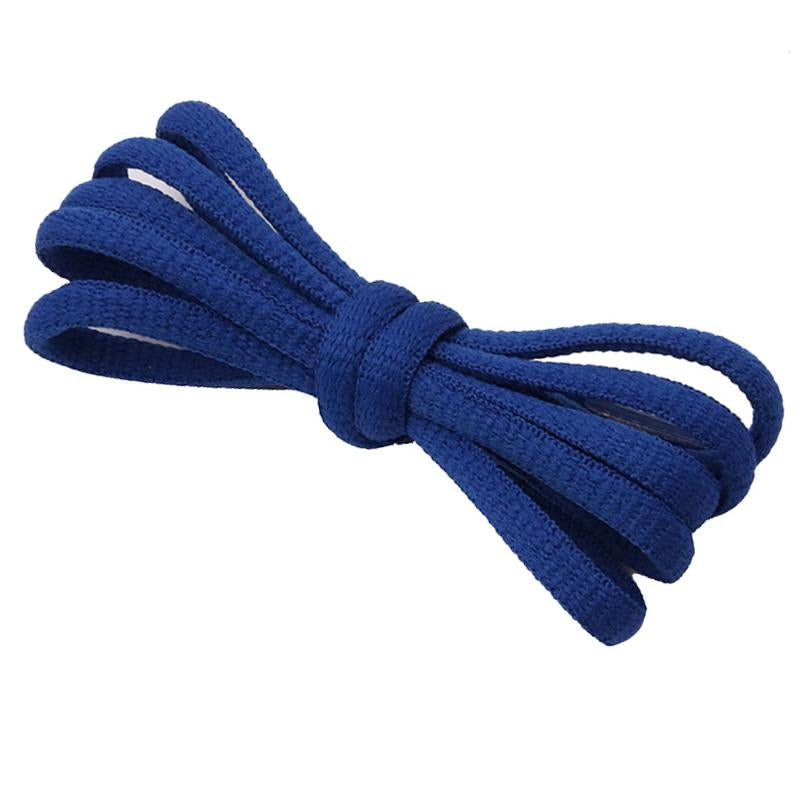 Pure Cotton Laces 6MM Oval Blue Purple Shoelaces Premium Cords Authentic Polyester Rope For