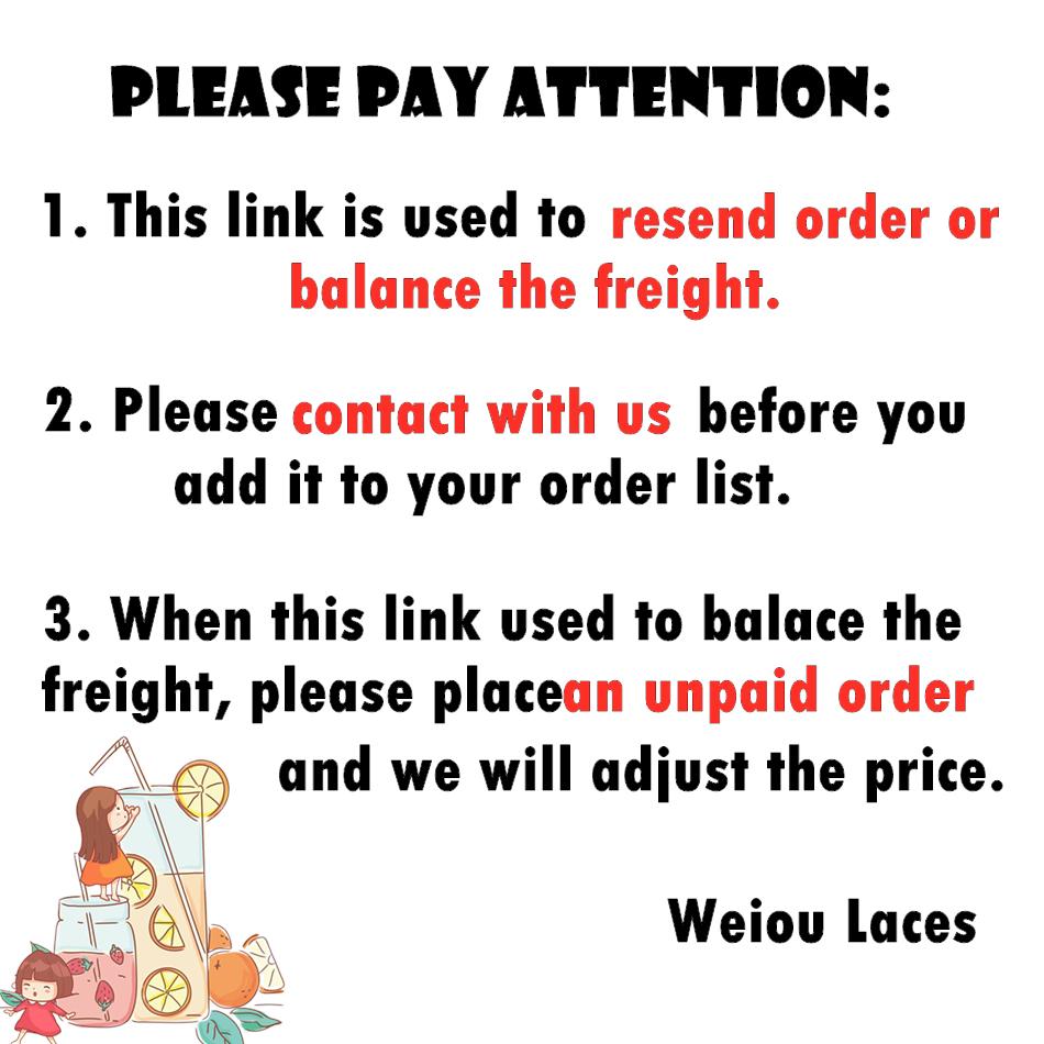 Weiou Additional Pay on Your Order  Extra Fees  Shipping cost  Postage Difference Or Resend