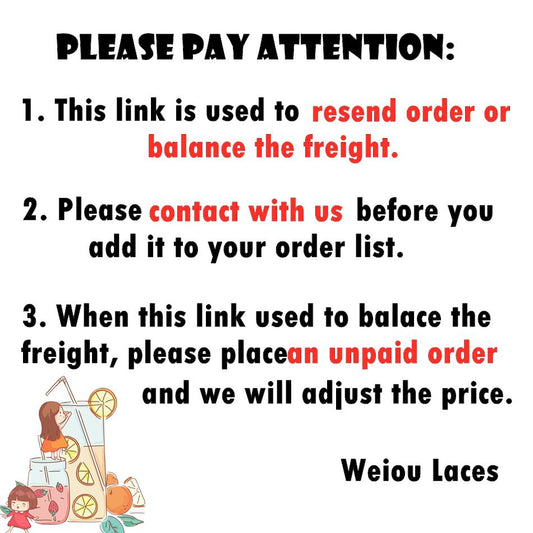 Weiou Additional Pay on Your Order  Extra Fees  Shipping cost  Postage Difference Or Resend