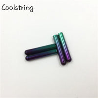 4pcs/Set New 3.8x22mm Gradient Seamless Electric Plating Painted Metal Tips Replacement Bullet Head