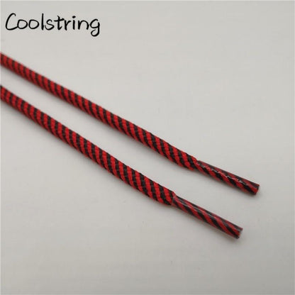 New Polyester Promotional Shoelaces 2 Colors Mixed Outdoor Sports Shoestrings Skating Bootlaces