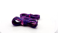 8MM Starry Purple Heat Transfer Printing Shoelace Hot Pressing Cotton Laces 2021 New Arrival For