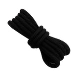 Spiral Pattern Hiking Running Jogging Shoe Rope 4.5MM Black Khaki Plain Shoelace Clothing Durable