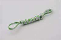 8MM White-Green Turtle Pattern High Quality Shoelace "Marlee's Smile" Letter Printing Rope изи буст