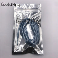 10 Colors Wavy Black Gold White Silver Metallic Thread Shoe Laces Glitter Shimmering Bootlaces For