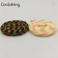 Stylish Heavy Duty Luxury Shoe Laces Striped Eco-Friendly Yellow Red Shoelaces Plaid Quality