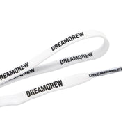 8MM Double Layer Stronger Polyester Shoelaces "DREAMQREW" Letter Printing Unisex For Canvas Boots