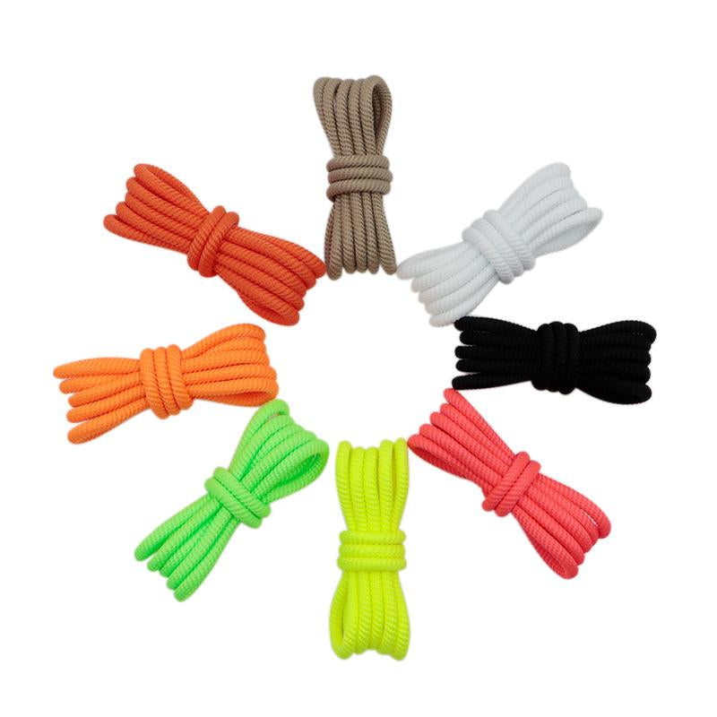 Weiou Lace Official 4.5MM Outdoor Sport Shoe Rope Spiral Pattern Colours Lively Green Yellow Orange