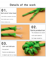 5MM Watermelon Rind Ropes Environmental Polyester Shoelaces Pro Shoe Accessories With Plastic Tips