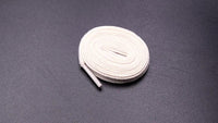 8.5MM Polyester Cotton Shoelaces Top Clothing Accessories Solid Beige Thick Hat Ropes Bundled Tools