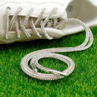 Round Rhinestone Rubber Hose Diamond Trimming Jewelry Shoelace Crystal Drawstring Diy Trouser Hoodie Rope Clothing Belt Af1