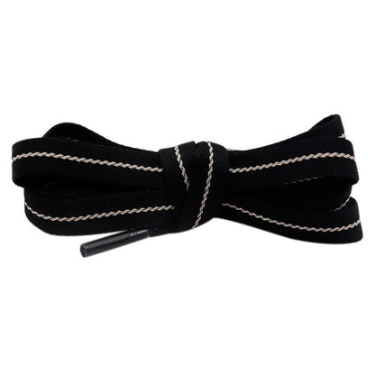 10MM New Cotton Twill Shoe Lace Black Blue Wide Bow Lace Texture Cotton Super Width Shoelaces Multicolor  shoestrings