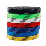 Skate Laces 60-180cm Dual Layer Braid Extra Reinforced Tips Waxed Tip Design Suit For Ice Hockey Skate Hockey Shoe Lace