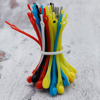 5pcs Silicone Shoelaces Round Elastic Shoe Laces No Tie Shoelace For Men Women All Sneakers Fit Strap Shoe Lace