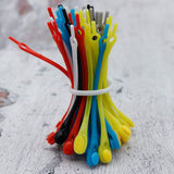 5pcs Silicone Shoelaces Round Elastic Shoe Laces No Tie Shoelace For Men Women All Sneakers Fit Strap Shoe Lace