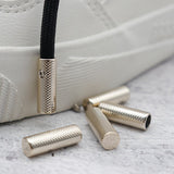 Luxury Metal Tips 20*7MM 20pcs Sneaker Rope Premium Heads Elegent Golden String Aglets Cordon Cylindrical Ends Bottes Femelles