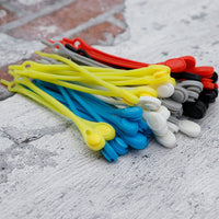 5pcs Silicone Shoelaces Round Elastic Shoe Laces No Tie Shoelace For Men Women All Sneakers Fit Strap Shoe Lace