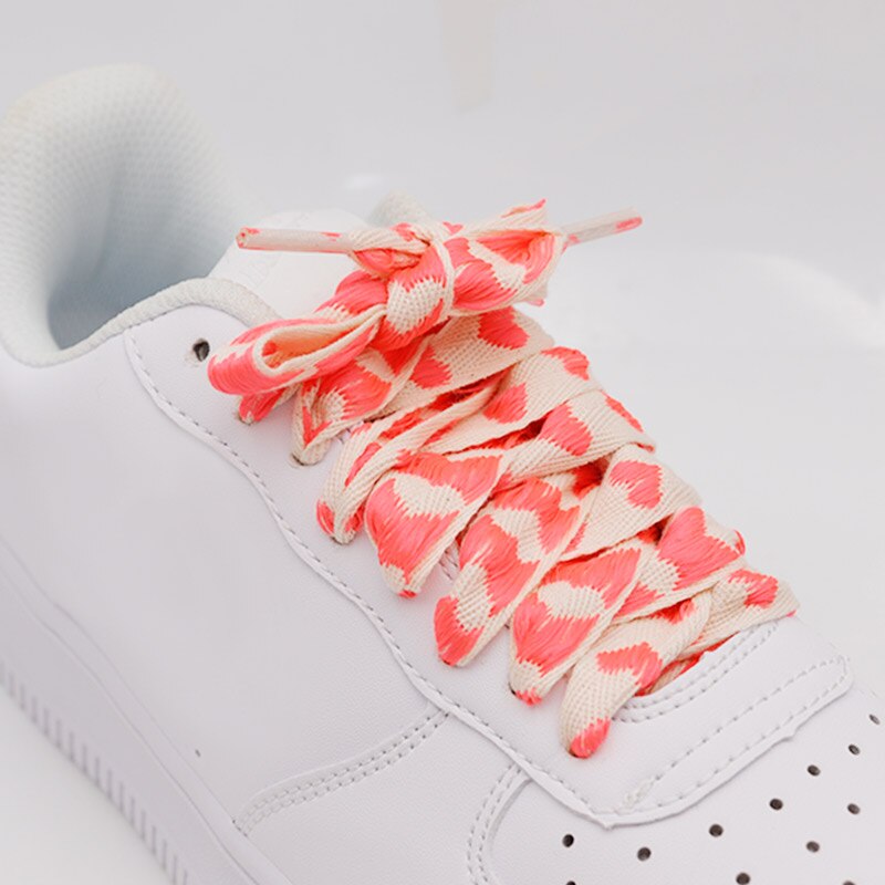 2 Pair 8mm Flat Thicken color candy AF1 Kids Shoelaces Basketball Sneakers Sail Shoe Laces Shoe Accessories 60/90/120/150/180