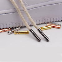 Weiou Manufacture Shoe Accessories Four Colors Optional Open Metal Head Aglets For Shoes