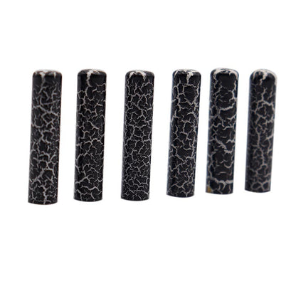 Weiou Manufacturer Shoe Accessories Shoe Lace Tip High Quality Metal Black Cracked Metal Head