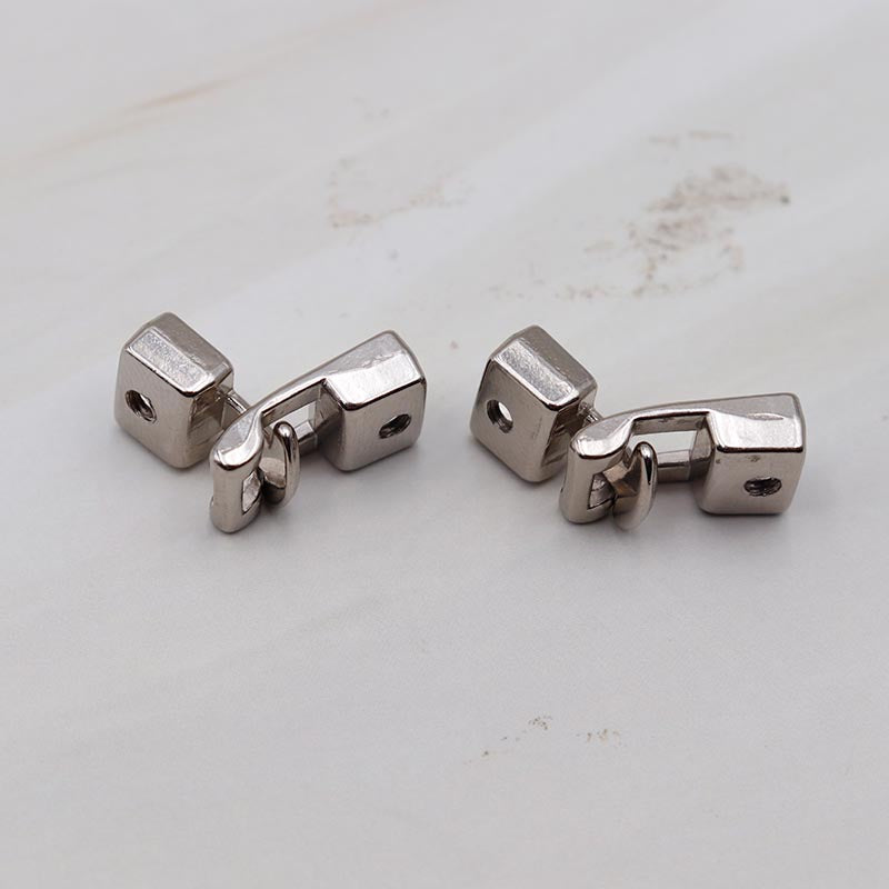 Weiou Manufacturers Custom charm Silver Head Flat metal No Tie Magnetic Shoe buckle for sneaker shoelace