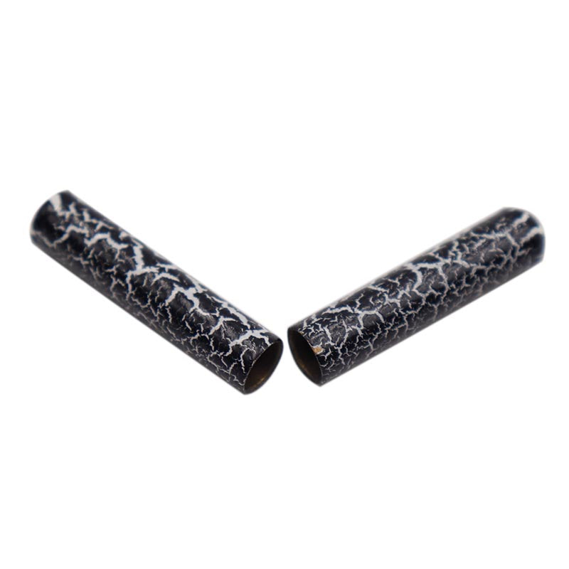 Weiou Manufacturer Shoe Accessories Shoe Lace Tip High Quality Metal Black Cracked Metal Head