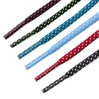 Weiou Brand Hot Sale Top10 Cheap Custom Design Round Single Twill Two-Color Shoelaces With Drop-shipping