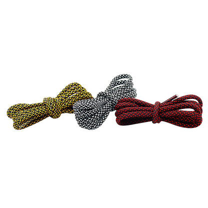 Weiou Brand New Polyester Rope Outdoor Climbing vintage Pure Color Round Two Color Shoelaces For Casual Sneakers Shoes