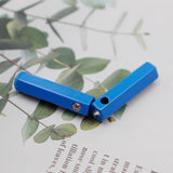 Weiou Manufacturer Fashion Shoe Accessories High Quality Blue Hexagonal Prism Bell Metal Head Aglets