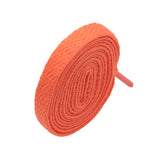 Weiou  Support Custom Design for Sneaker Shoes 98 Colors Optional 8mm Width Flat Cotton Fabric Mesh Shoelaces