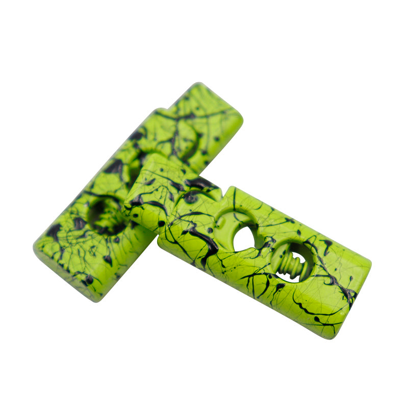 Weiou Manufacturer Shoe Accessories No Tie Free Shoelaces Fluorescent Green Metal Shoe Lace Buckle Match All of Kind Shoes