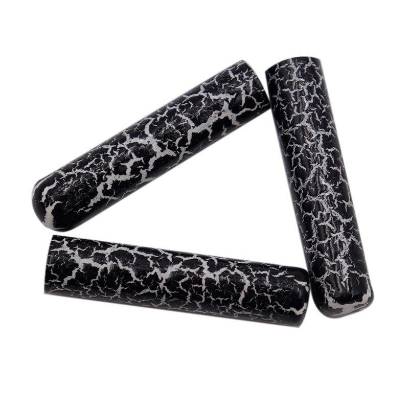 Weiou Manufacturer Shoe Accessories Shoe Lace Tip High Quality Metal Black Cracked Metal Head