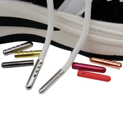 Weiou 100 Pcs/Lot 3.8x22mm Metal Shoelace Bullet Ends Aglet Tip Replacement Shoes Clothes Lace