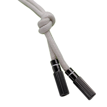 Weiou Manufacturer Metal Shoe Decoration Tips Black And White Seamless Alloy-metal Head Aglets