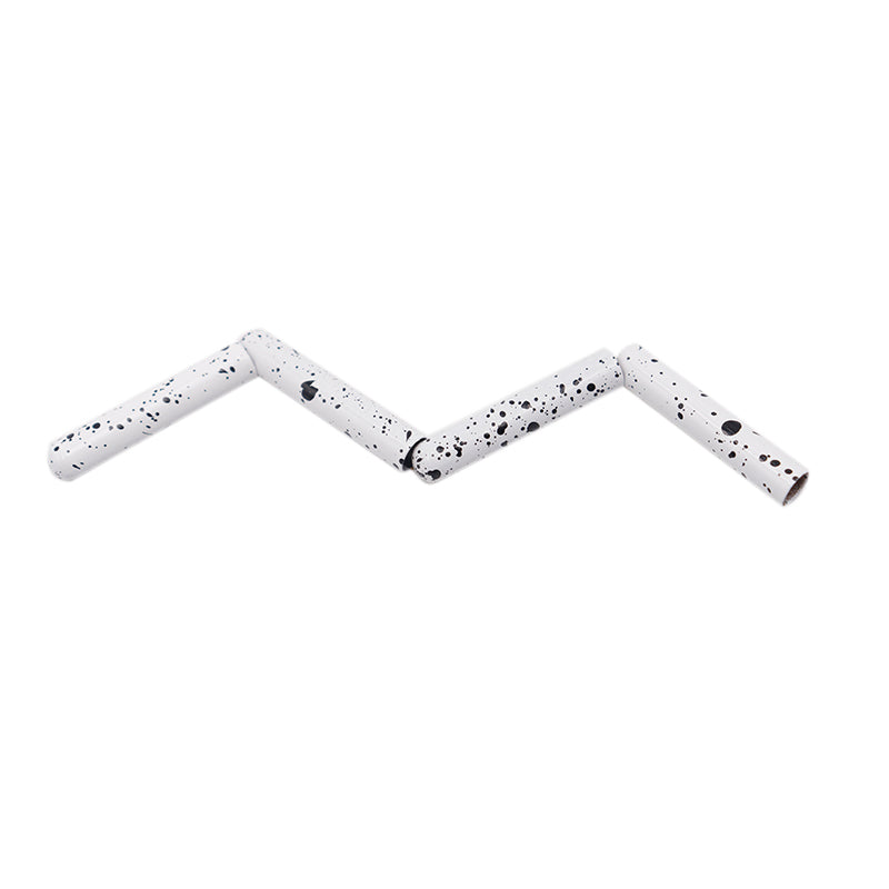 Weiou Manufacture converse Shoe Accessories White And Black Speckled Metal Head Aglets