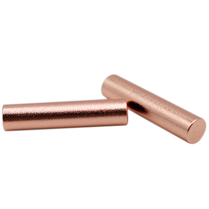 Weiou Shoe Accessories Factory Support Customized Rose Gold Color Round Tube Metal Aglet